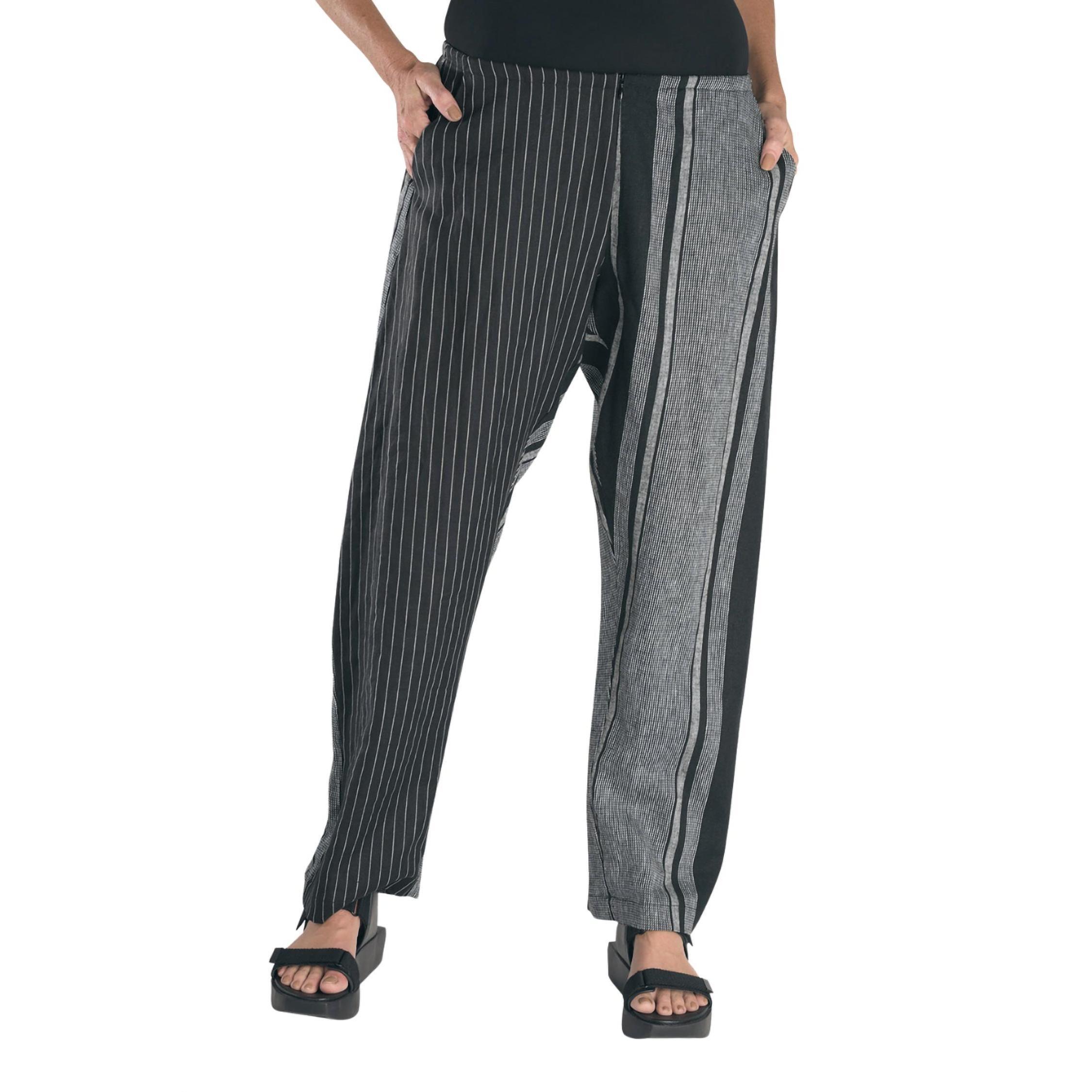 New Alembika Women's Stripe Tapered Pants In Stripe